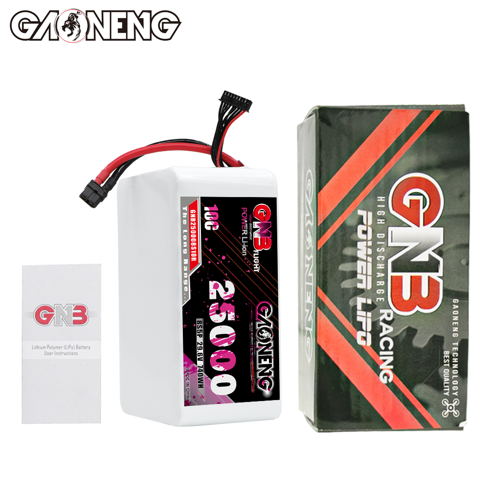 GAONENG GNB 8S 29.6V 25000mah 10C XT60 Li-ion Battery 