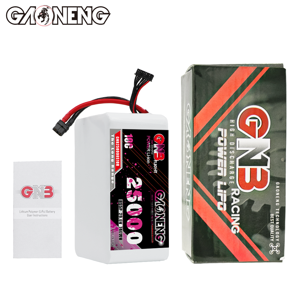 GAONENG GNB 8S 29.6V 25000mah 10C XT60 Li-ion Battery 