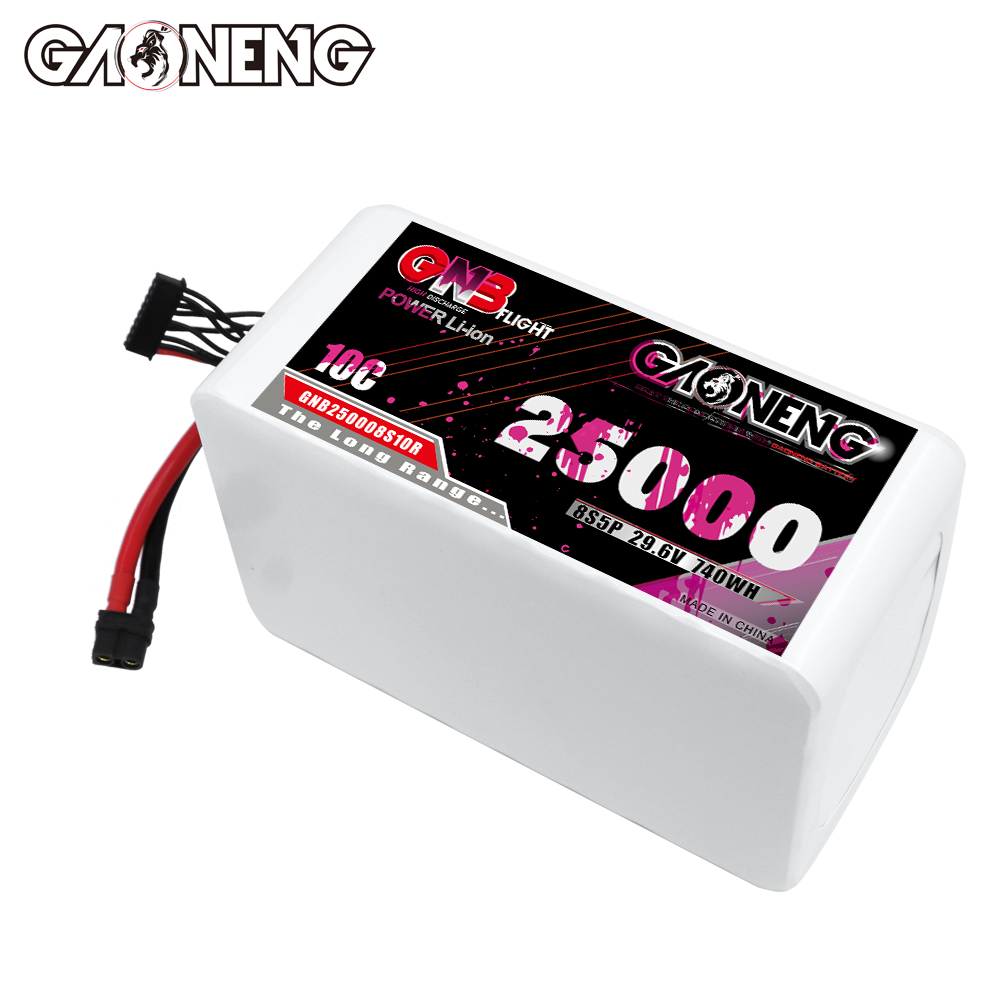 GAONENG GNB 8S 29.6V 25000mah 10C XT60 Li-ion Battery 