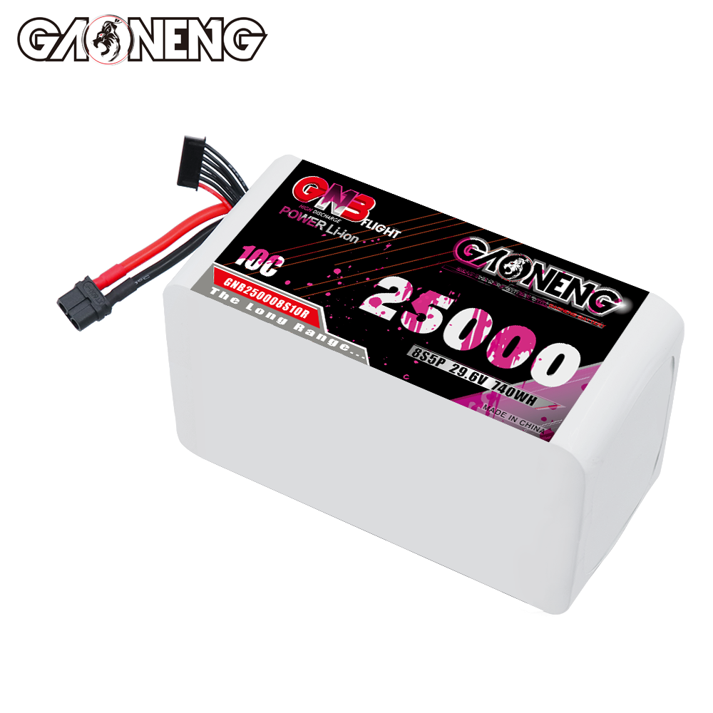 GAONENG GNB 8S 29.6V 25000mah 10C XT60 Li-ion Battery 