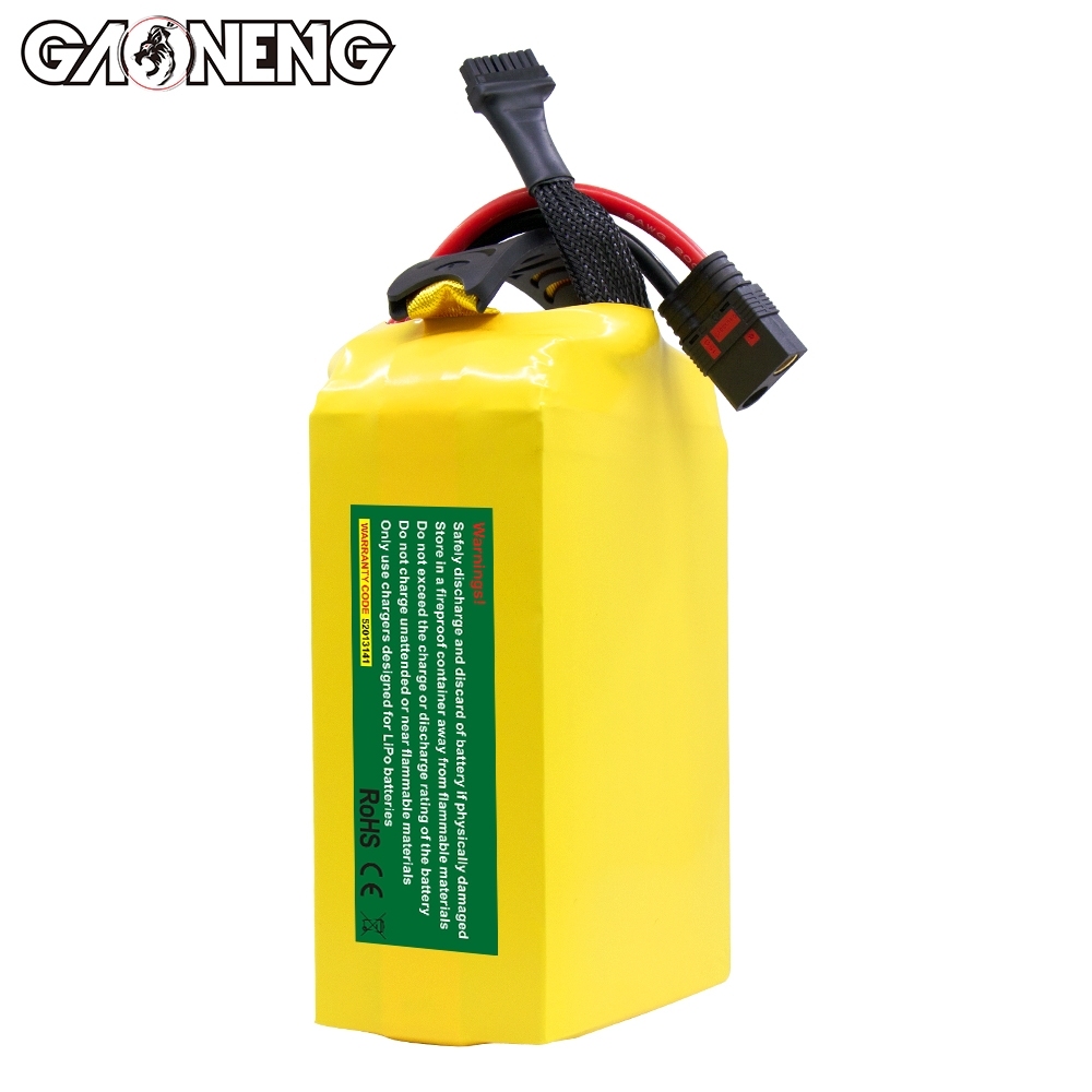 GAONENG GNB 26000mah 12S 44.4V 5C QS8 Semi Solid State Li-ion Battery 310WH/kg