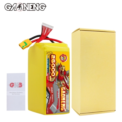 GAONENG GNB 26000mah 12S 44.4V 5C XT90S Semi Solid State Li-ion Battery 350WH/kg