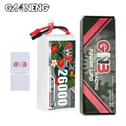 GAONENG GNB 6S1P 22.2V 26000mAh 40C RC LiPo Battery XT150