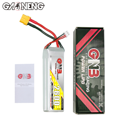 GAONENG GNB 2S 7.4V 2600mAh 100C LiPo Battery XT60