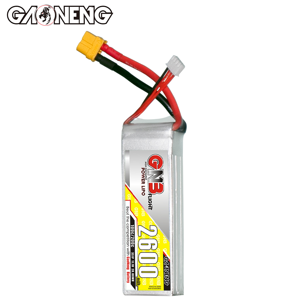 GAONENG GNB 3S 11.1V 2600mAh 100C XT60 LiPo Battery