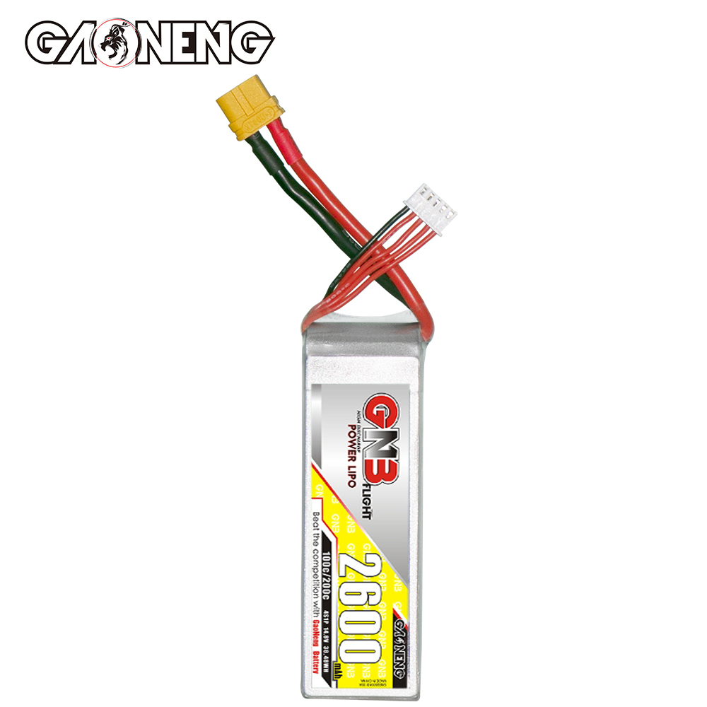 GAONENG GNB 4S 14.8V 2600mAh 100C XT60 LiPo Battery