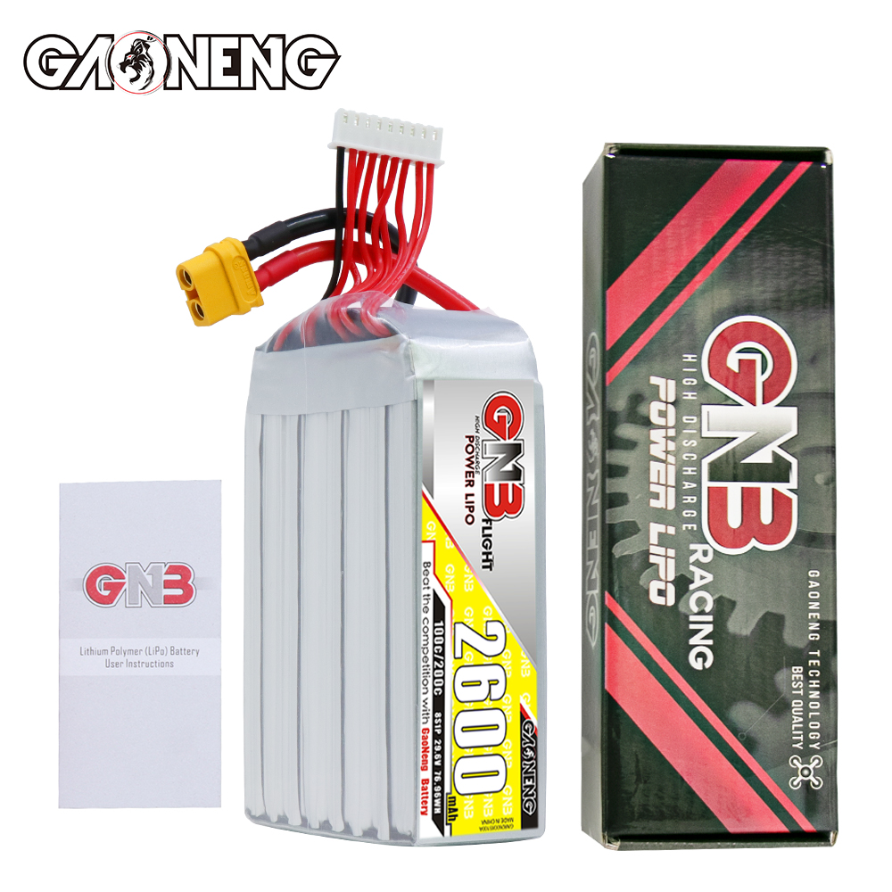 GAONENG GNB 8S 29.6V 2600mAh 100C LiPo Battery XT60