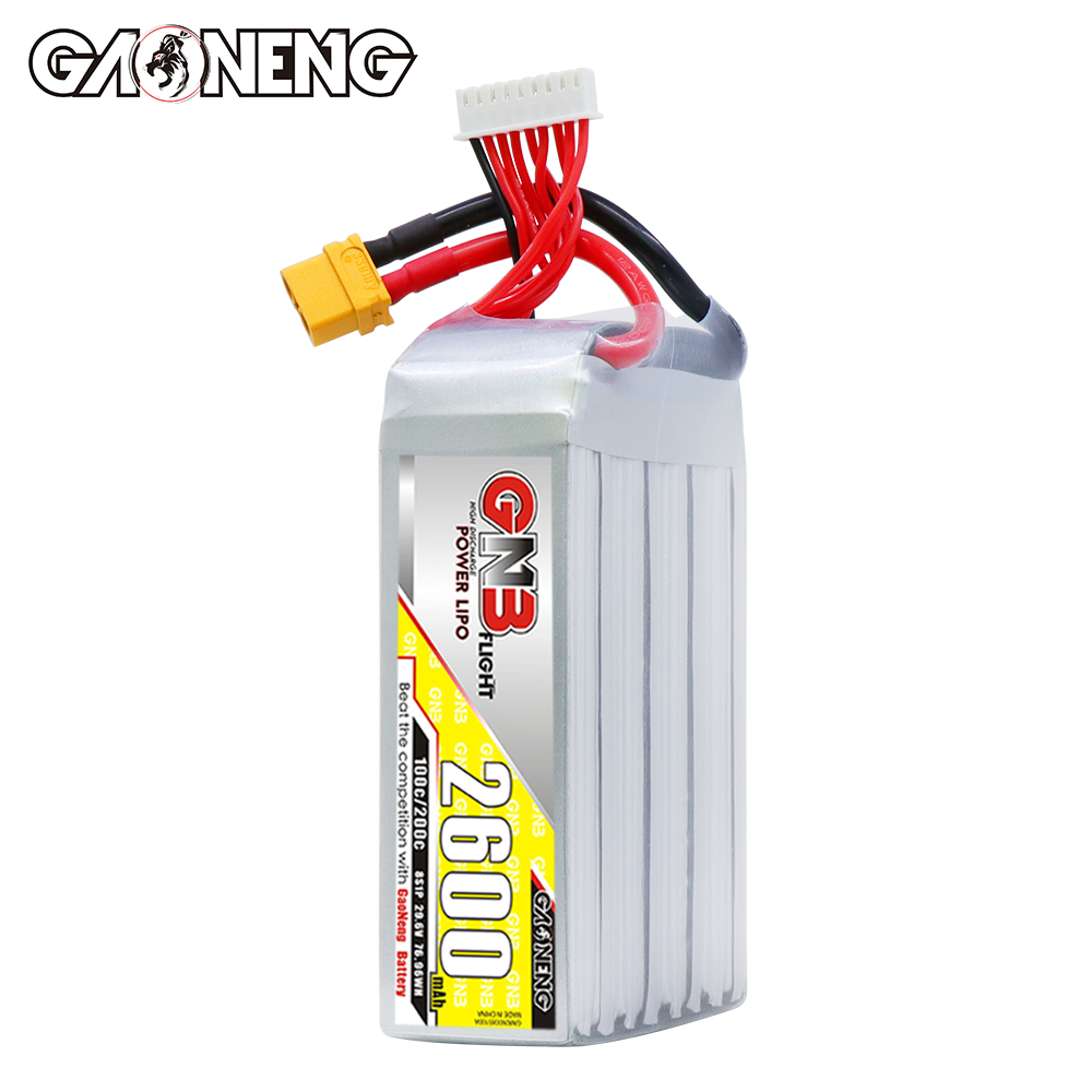 GAONENG GNB 8S 29.6V 2600mAh 100C LiPo Battery XT60