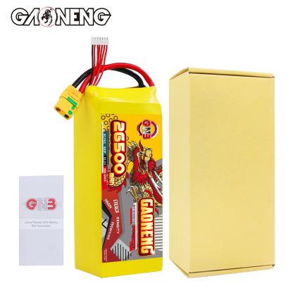 GAONENG GNB 26500mah 6S 22.2V 5C XT90S Semi Solid State Li-ion Battery 350WH/kg