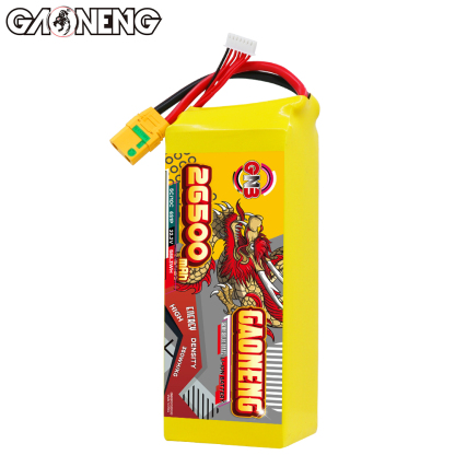 GAONENG GNB 26500mah 6S 22.2V 5C XT90S Semi Solid State Li-ion Battery 350WH/kg