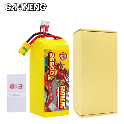 GAONENG GNB 26500mah 8S 29.6V 5C XT90S Semi Solid State Li-ion Battery 350WH/kg