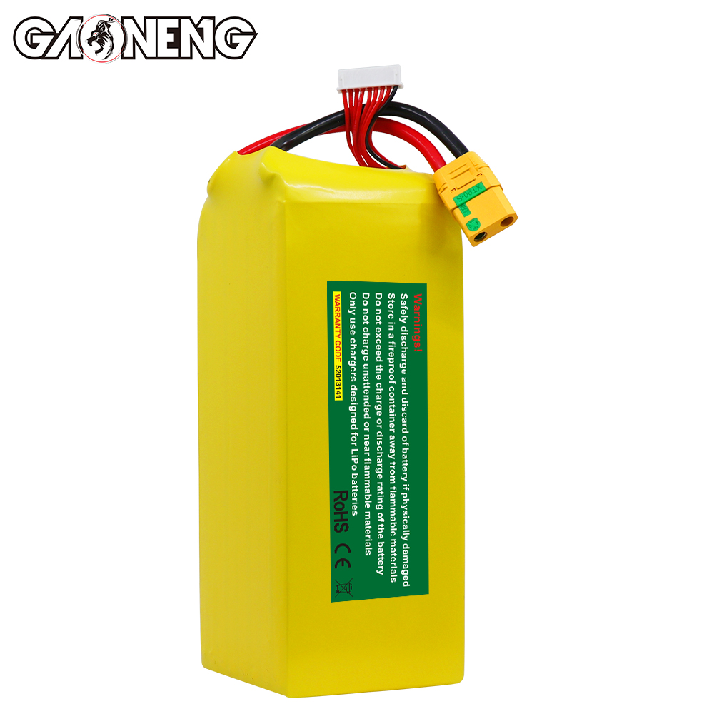 GAONENG GNB 26500mah 8S 29.6V 5C XT90S Semi Solid State Li-ion Battery 350WH/kg