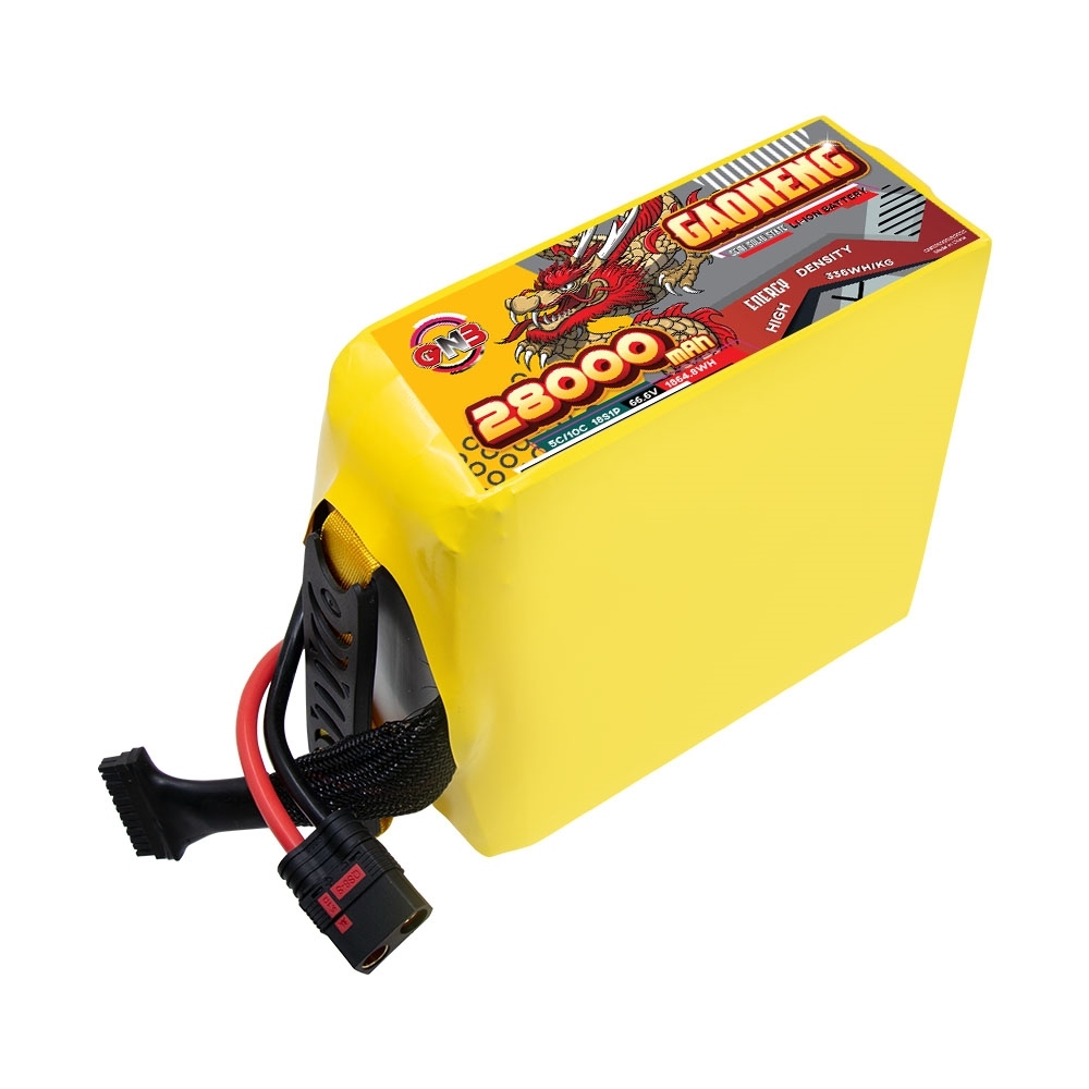 GAONENG GNB 28000mah 18S 66.6V 5C QS8 Semi Solid State Li-ion Battery