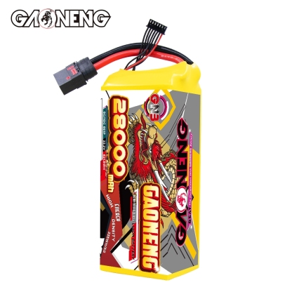 GAONENG GNB 28000mah6S 22.2V 5C QS8 Semi Solid State Li-ion Battery 335WH/kg 