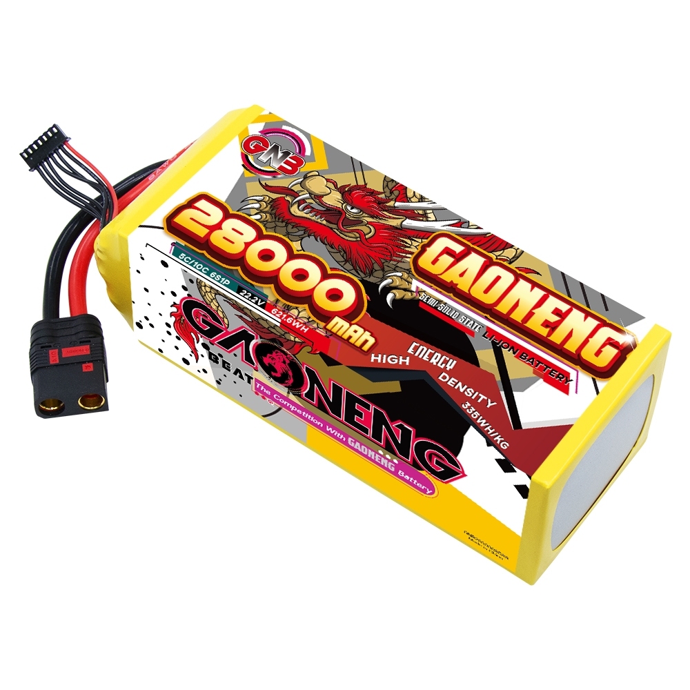 GAONENG GNB 28000mah6S 22.2V 5C QS8 Semi Solid State Li-ion Battery