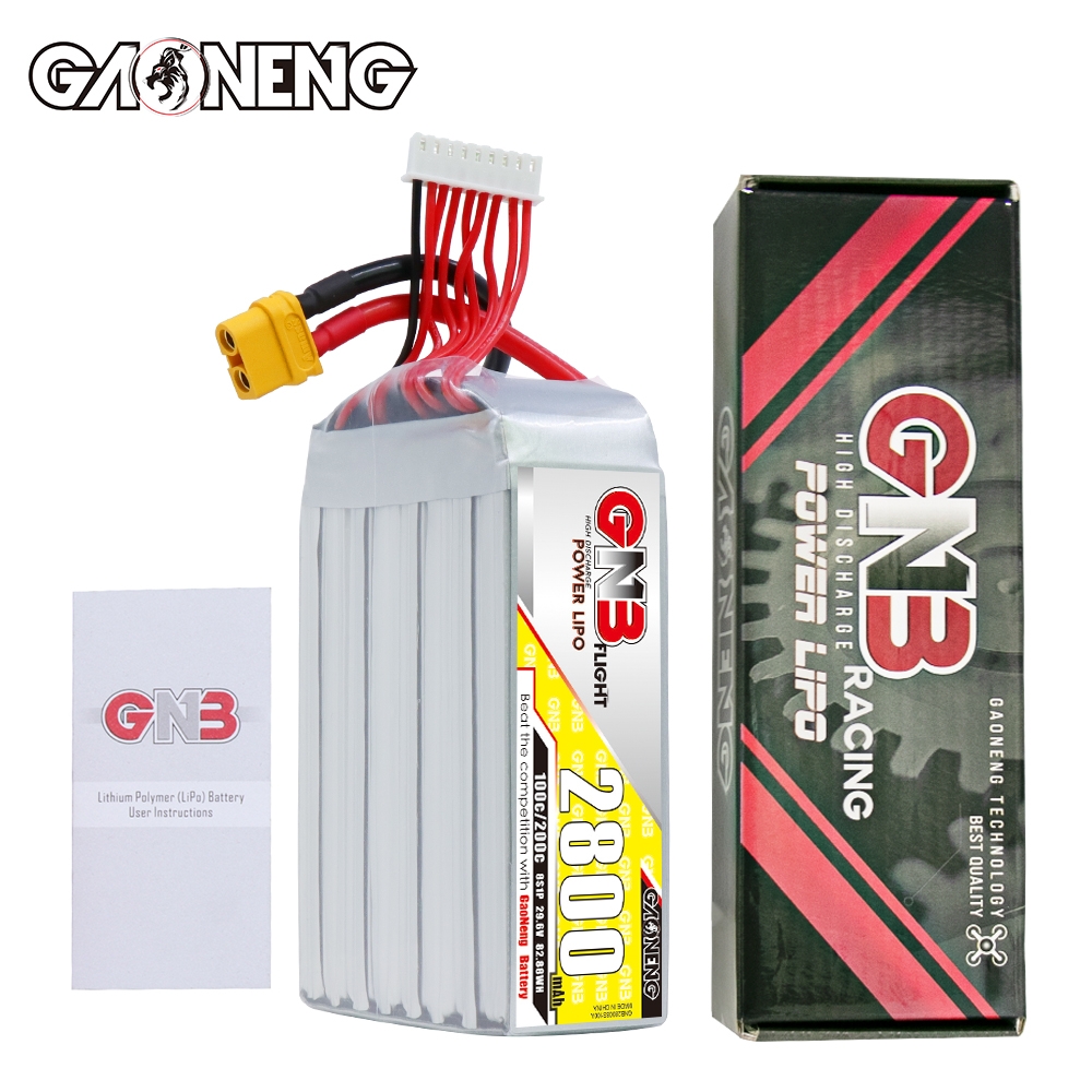 GAONENG GNB 8S 29.6V 2800mAh 100C LiPo Battery XT60