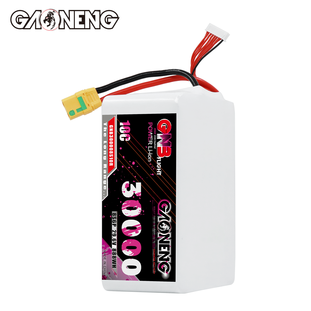 GAONENG GNB 8S 29.6V 30000mah 10C XT60 Li-ion Battery 