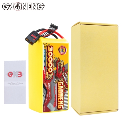 GAONENG GNB 30000mah 8S 29.6V 5C QS8 Semi Solid State Li-ion Battery 310WH/kg