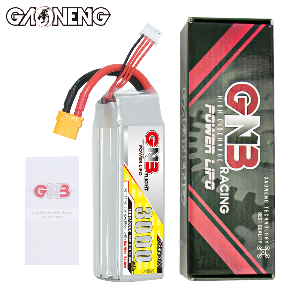 GAONENG GNB 3S 11.1V 3000mAh 100C LiPo Battery XT60