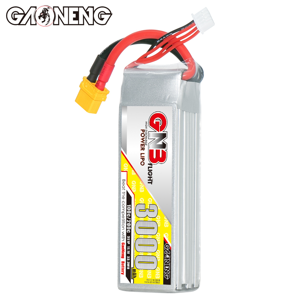GAONENG GNB 3S 11.1V 3000mAh 100C LiPo Battery XT60