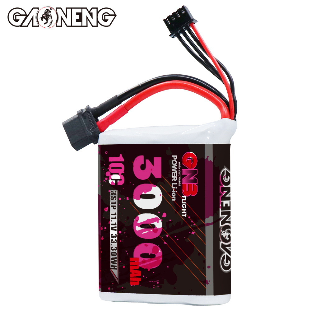 GAONENG GNB 3S 11.1V 3000mAh 10C XT60 Li-ion Battery made with Sony 18650 VTC6