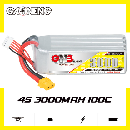 GAONENG GNB 4S 14.8V 3000mAh 100C LiPo Battery XT60
