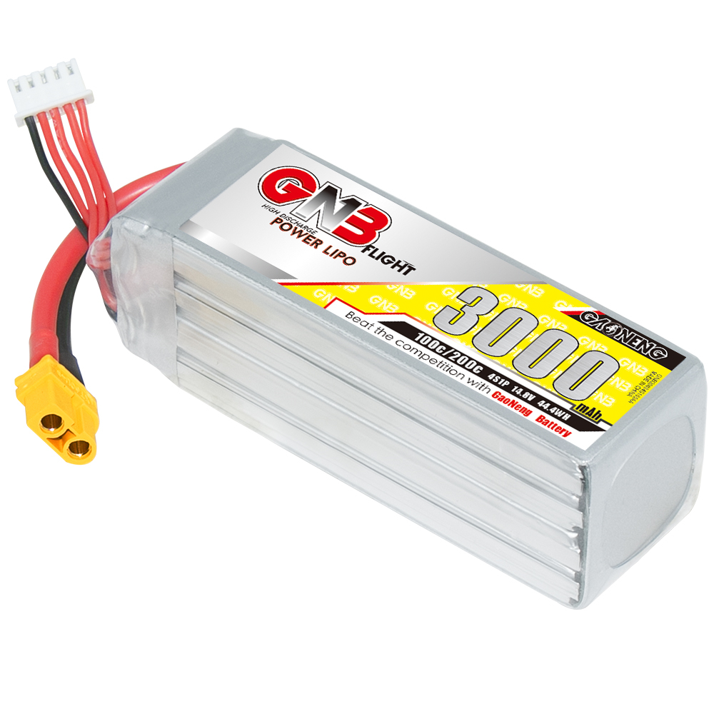GAONENG GNB 4S 14.8V 3000mAh 100C LiPo Battery XT60