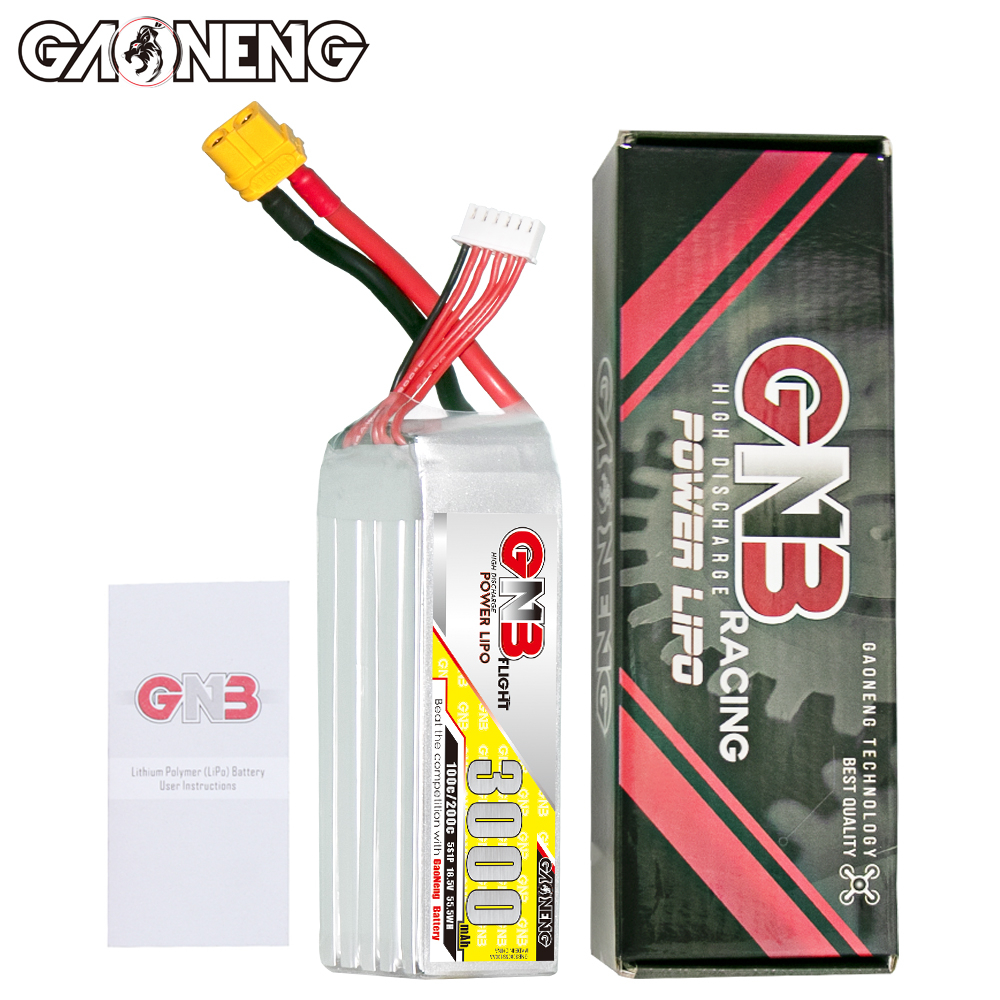 GAONENG GNB 5S 18.5V 3000mAh 100C LiPo Battery XT60