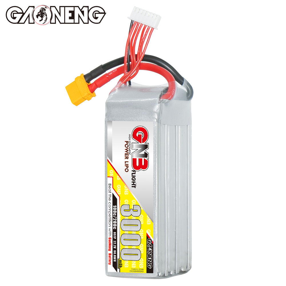 GAONENG GNB 6S 22.2V 3000mAh 100C LiPo Battery XT60