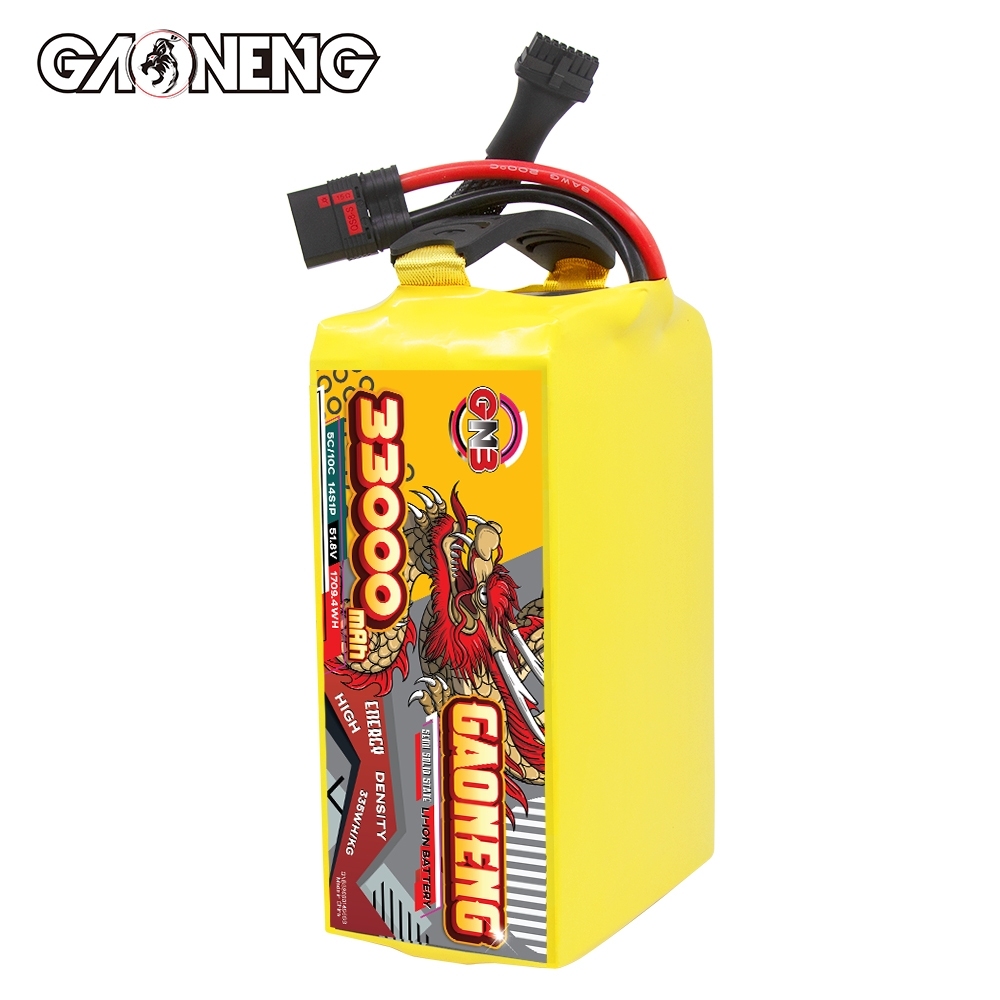 GAONENG GNB 33000mah 14S 51.8V 5C QS8 Semi Solid State Li-ion Battery 335WH/kg