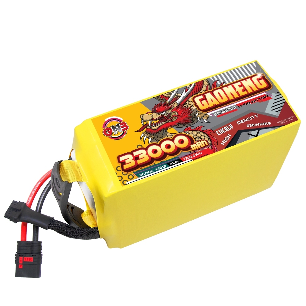 GAONENG GNB 33000mah 14S 51.8V 5C QS8 Semi Solid State Li-ion Battery