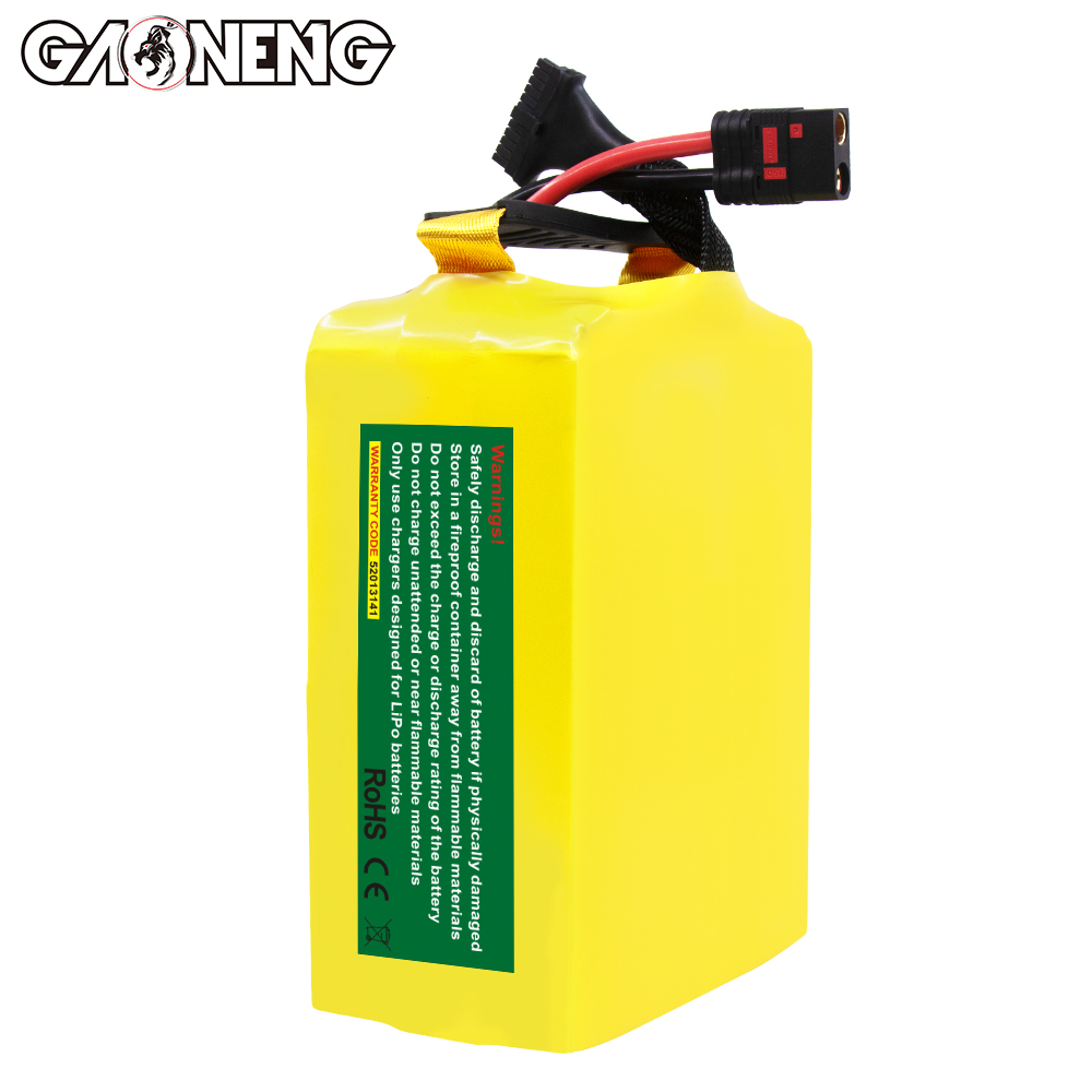 GAONENG GNB 34000mah 16S 59.2V 5C QS8 Semi Solid State Li-ion Battery 310WH/kg