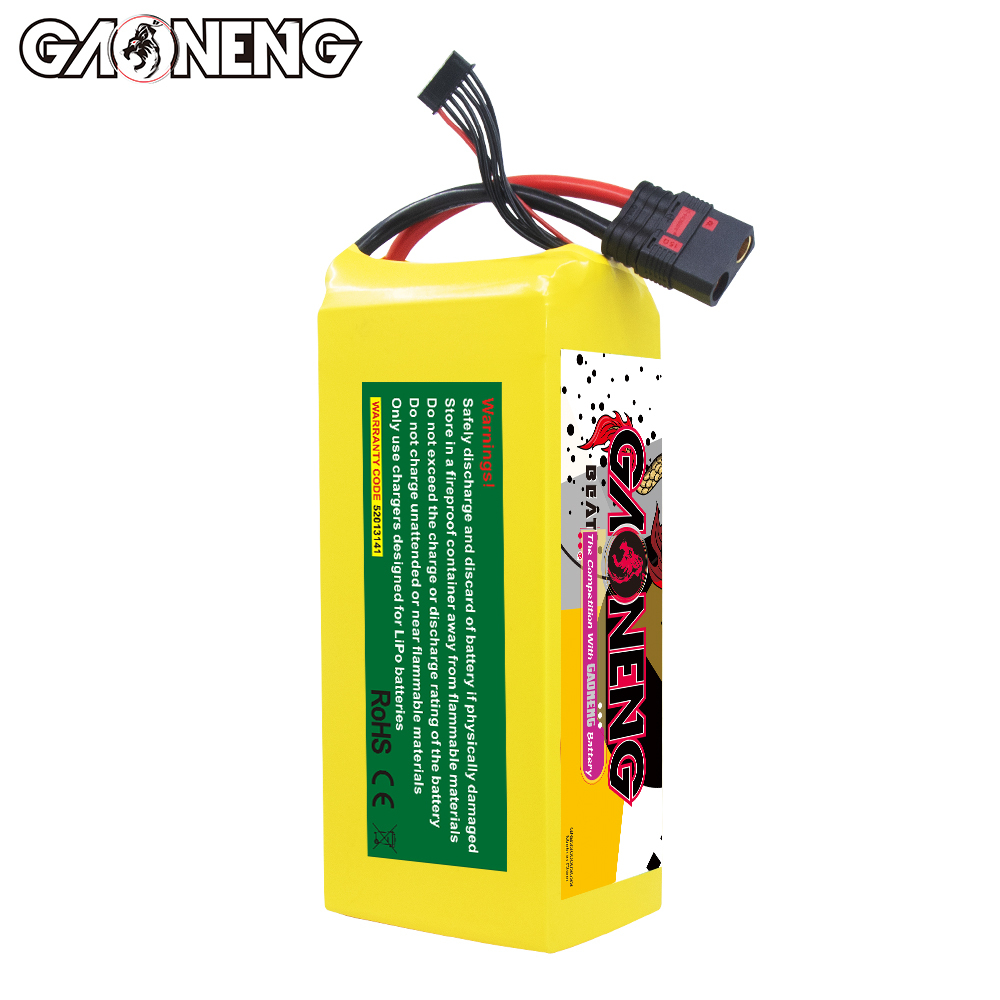 GAONENG GNB 33000mah 6S 22.2V 5C QS8 Semi Solid State Li-ion Battery 335WH/kg
