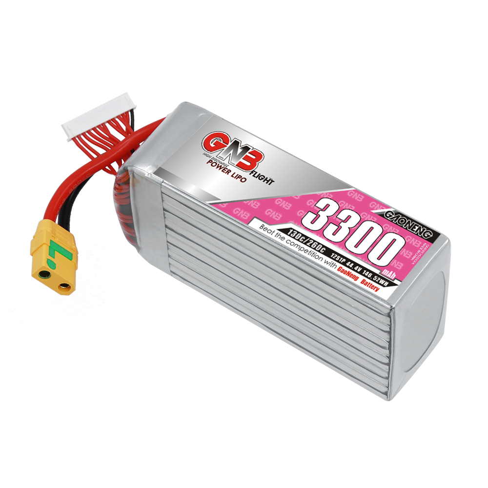 GAONENG GNB 12S 44.4V 3300mAh 130C LiPo Battery XT90S