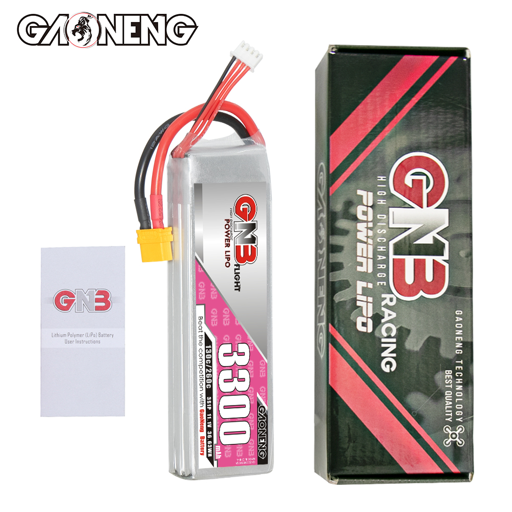 GAONENG GNB 3S 11.1V 3300mAh 130C LiPo Battery XT60