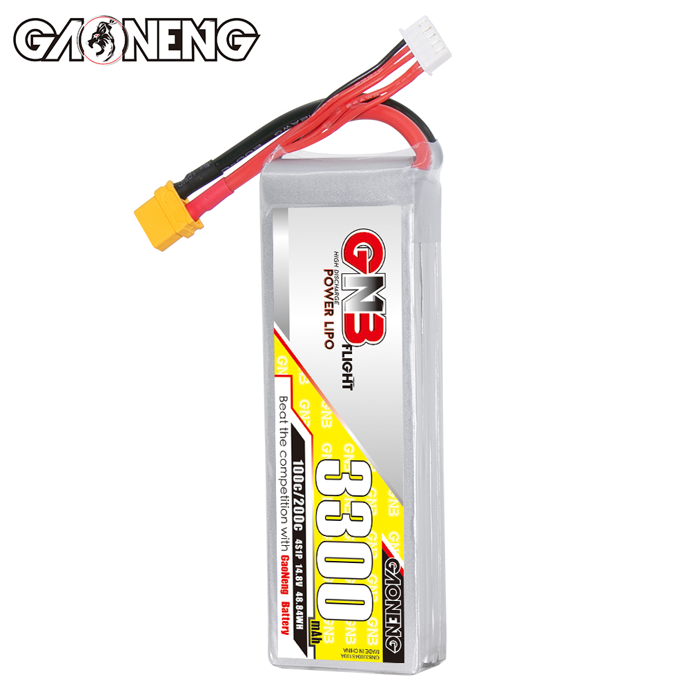 GAONENG GNB 4S 14.8V 3300mah 100C LiPo Battery XT60