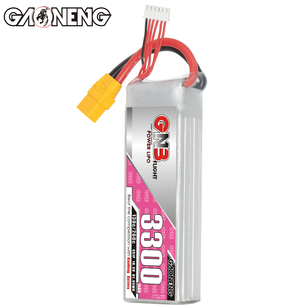 GAONENG GNB 5S 18.5V 3300mAh 130C LiPo Battery XT90