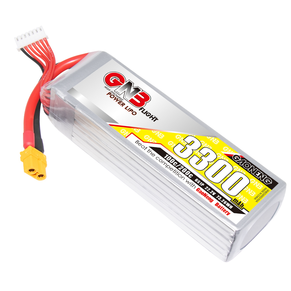 GAONENG GNB 6S 22.2V 3300mAh 100C LiPo Battery XT60