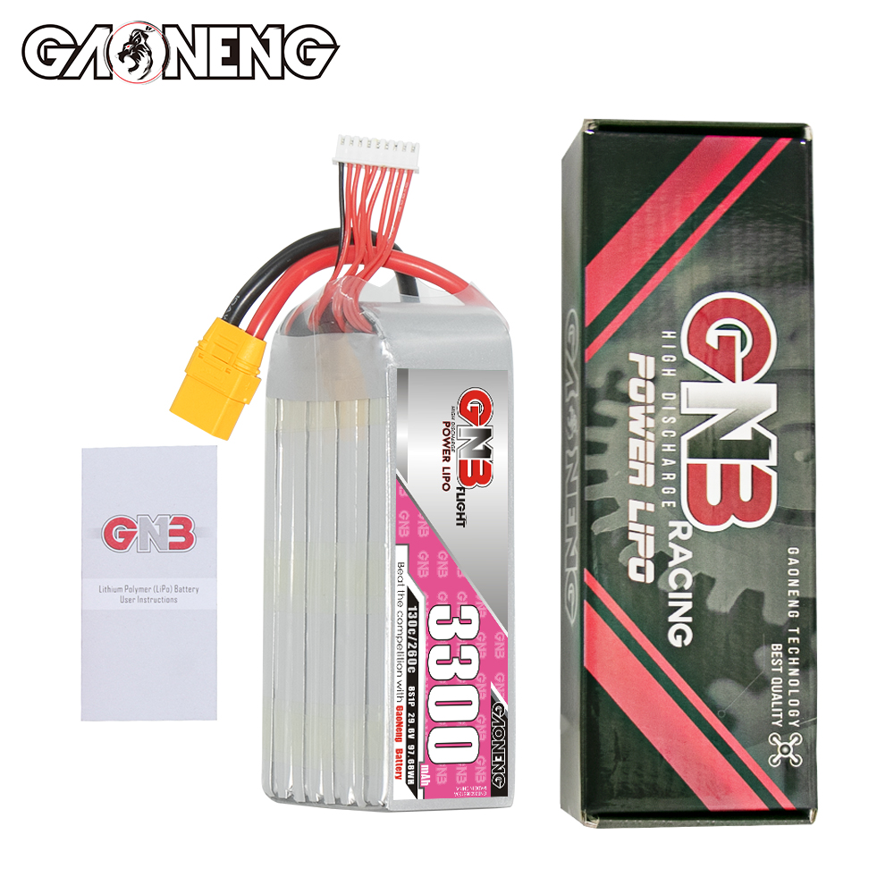 GAONENG GNB 8S 29.6V 3300mAh 130C LiPo Battery XT90