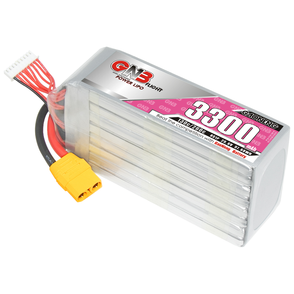 GAONENG GNB 8S 29.6V 3300mAh 130C LiPo Battery XT90
