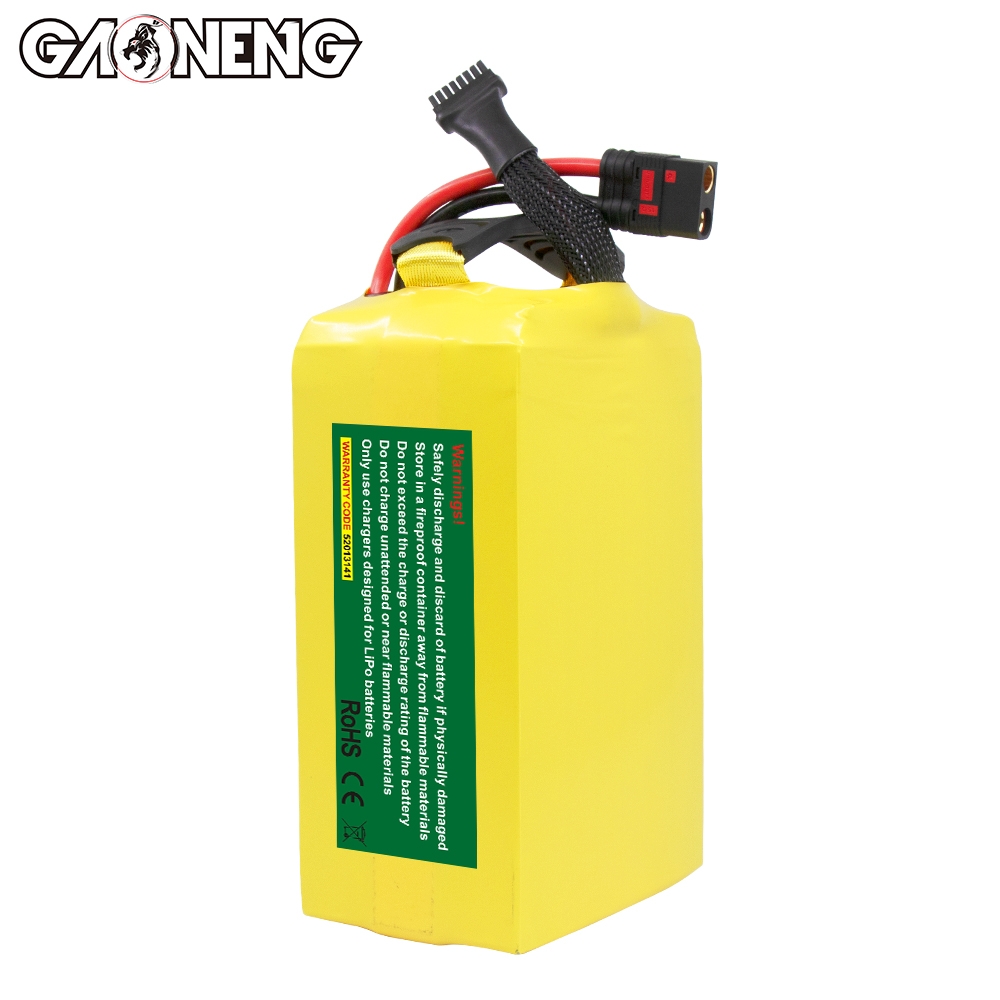 GAONENG GNB 34000mah 14S 51.8V 5C QS8 Semi Solid State Li-ion Battery 310WH/kg 