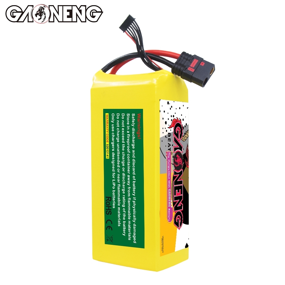 GAONENG GNB 34000mah 6S 22.2V 5C QS8 Semi Solid State Li-ion Battery 310WH/kg 