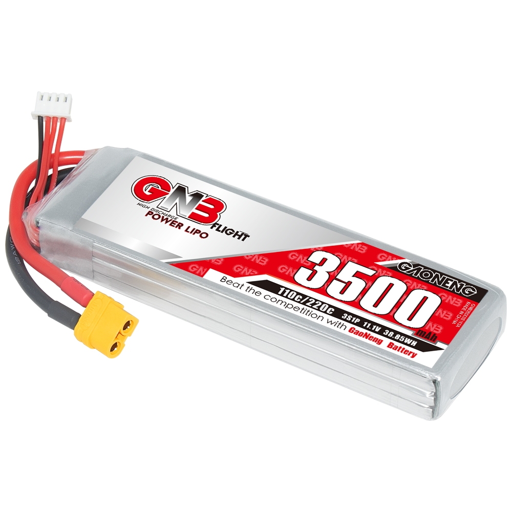 GAONENG GNB 3S 11.1V 3000mAh 100C XT60 RC LiPo Battery Car Boat Drone