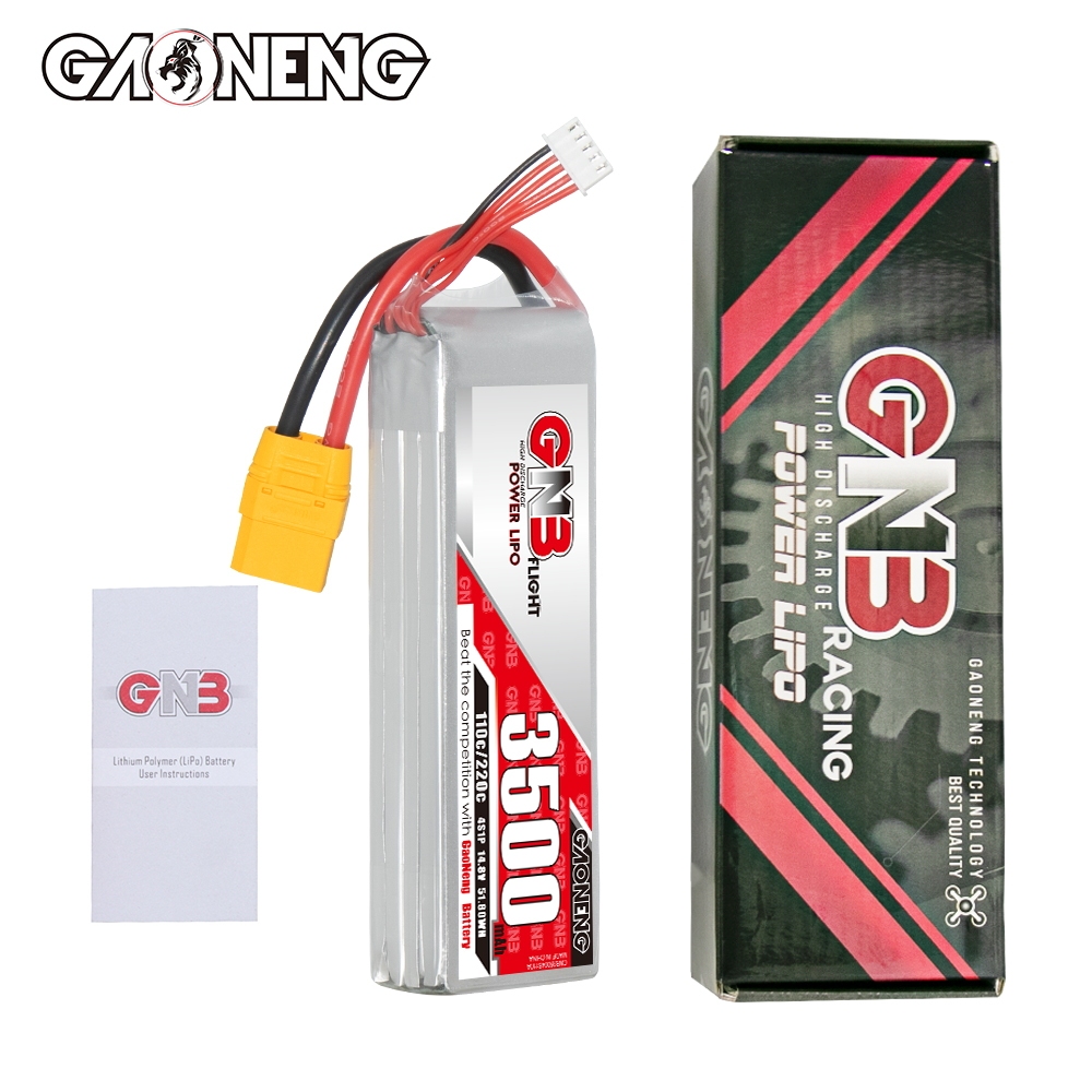 GAONENG GNB 4S 14.8V 3500mAh 110C LiPo Battery XT90