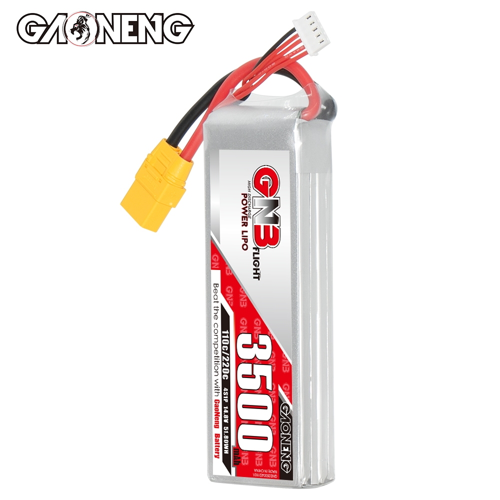 GAONENG GNB 4S 14.8V 3500mAh 110C LiPo Battery XT90