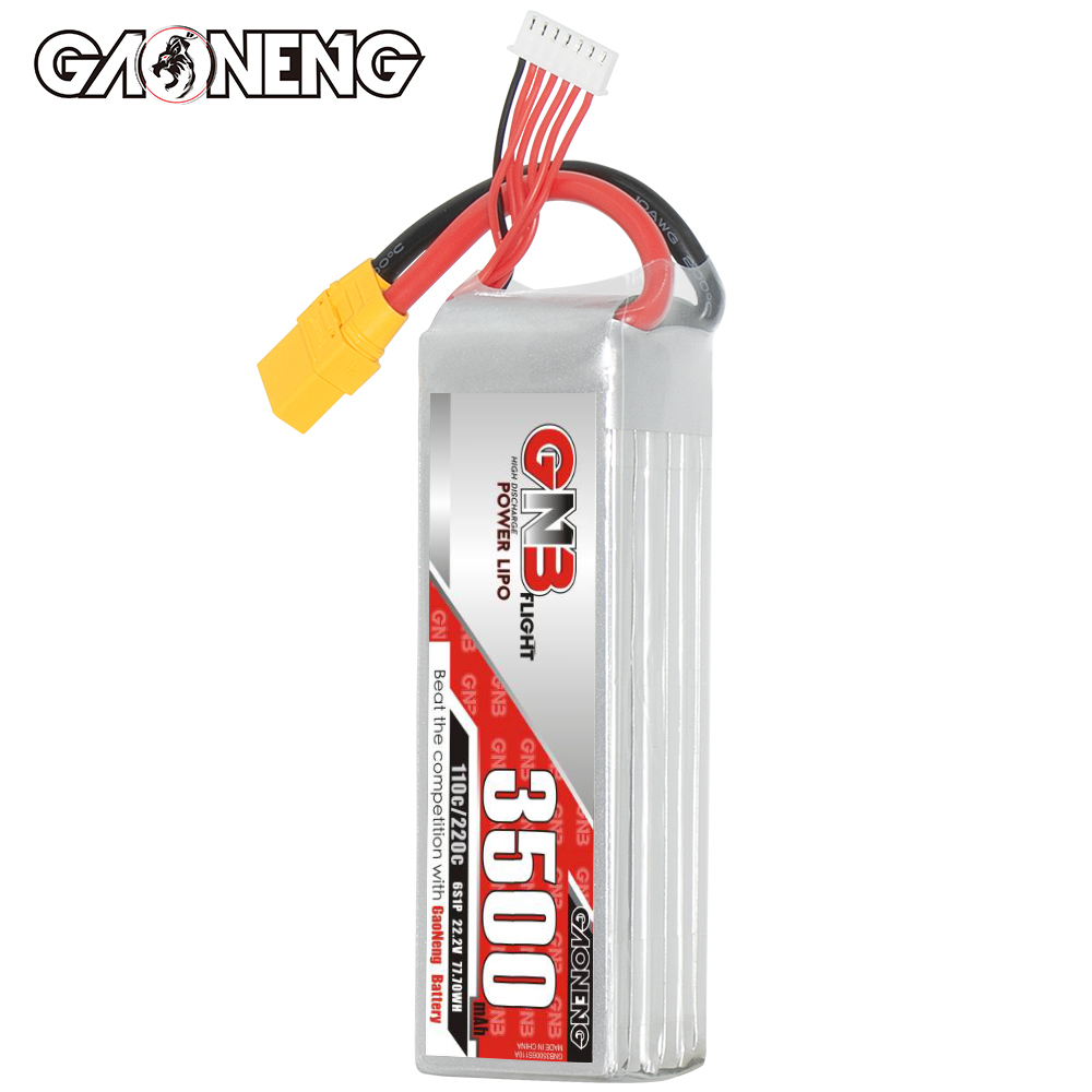 GAONENG GNB 6S 22.2V 3500mAh 110C LiPo Battery XT60