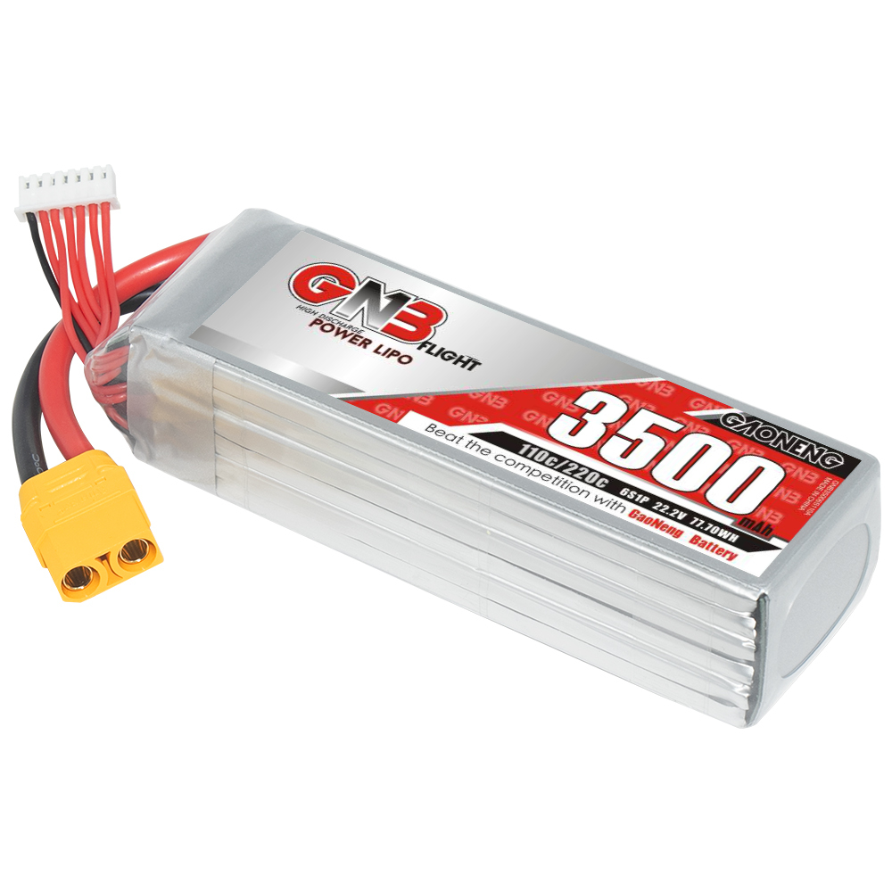GAONENG GNB 6S 22.2V 3000mAh 100C XT60 LiPo Battery RC Boat Car Drone
