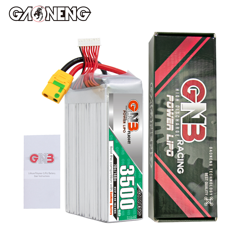 GAONENG GNB 8S 29.6V 3500mAh 70C LiPo Battery XT90S
