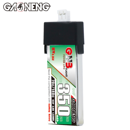 GAONENG GNB LiHV 1S 3.8V 350mAh 70C PH2.0 Plastic Head LiPo Battery
