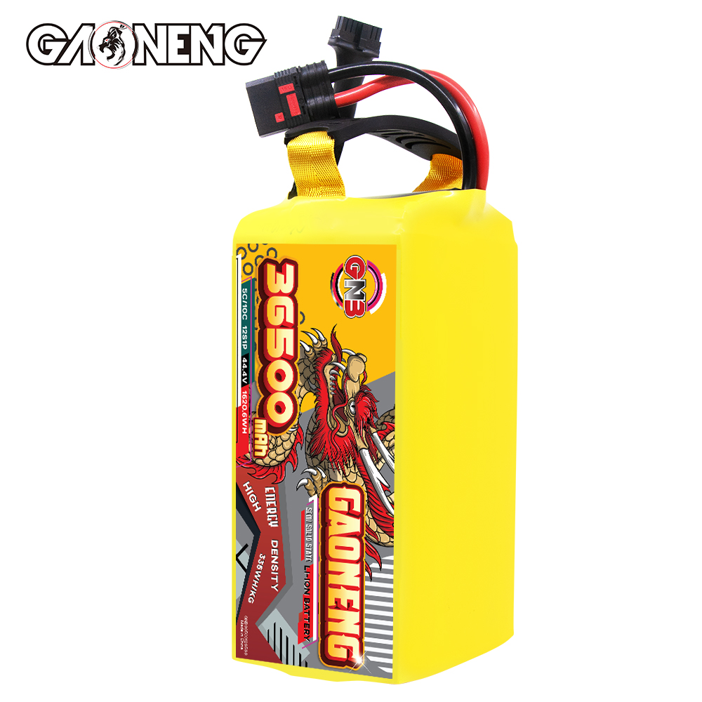 GAONENG GNB 36500mah 44.4V 5C QS8 Semi Solid State Li-ion Battery 335WH/kg/kg 